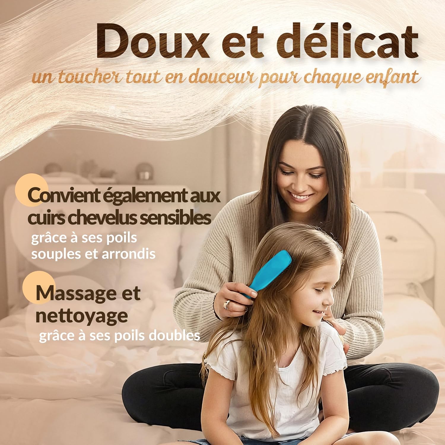 Detalle de MarQus Brosse pour le cuir chevelu – démêlage sans tir, brillance et volume (1 pièce, Flashblue)