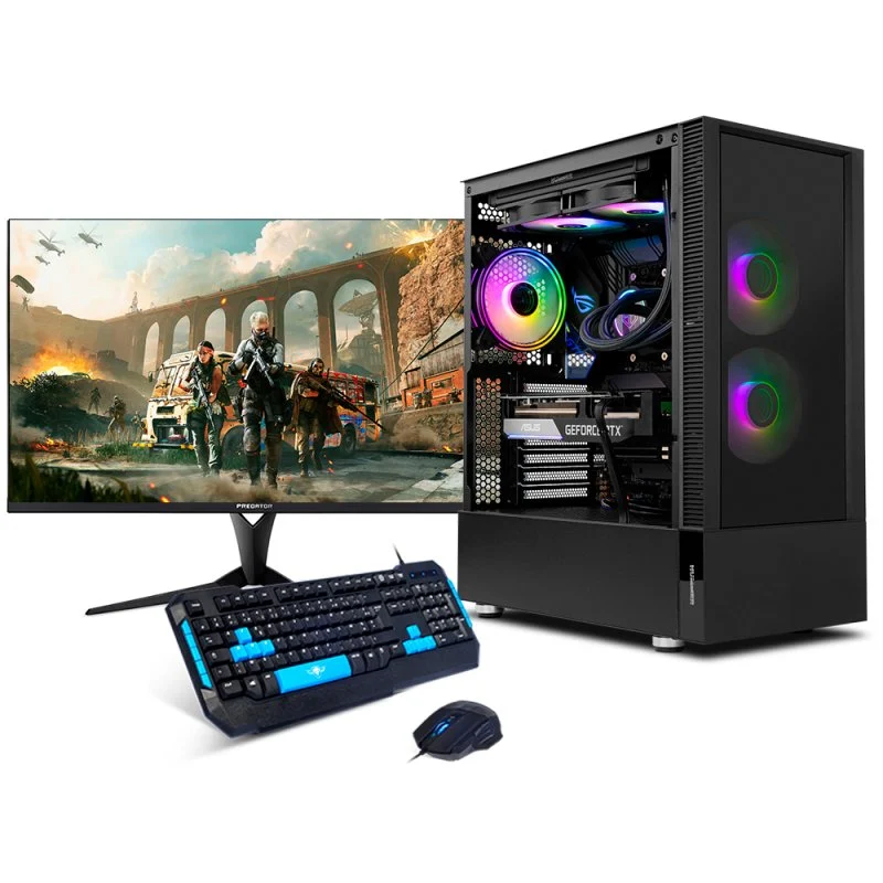 Detalle de Neo-PC Delta Gaming i9-12900KF 32GB RTX 4060 Ti + Monitor 27"