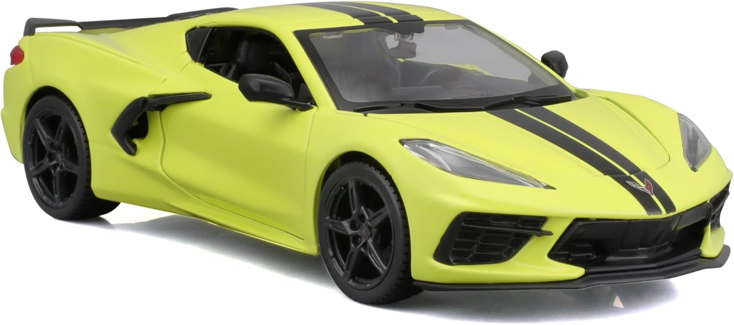 Thumbnail 1 de Maisto Chevrolet Corvette Stingray Coupe ’20 (1:24) Modellauto, grün – Sammel-Edition von Bauer Spielwaren