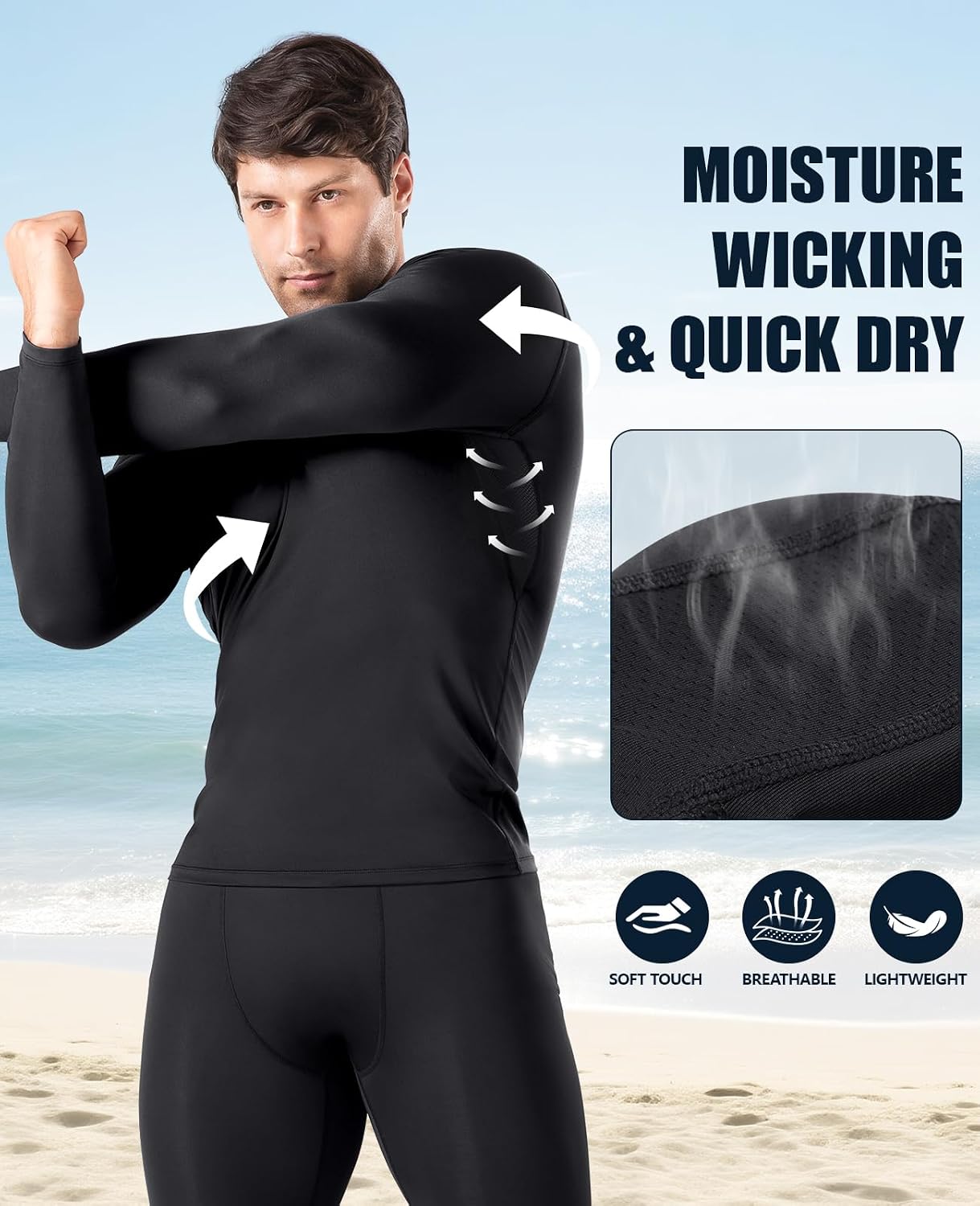 Thumbnail 5 de Niksa Long Sleeve Compression T Shirt