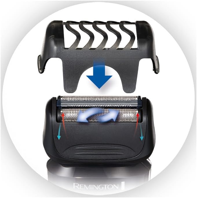 Detalle de Remington Rasoio Elettrico Barba F4: stile asciutto e bagnato, impermeabile