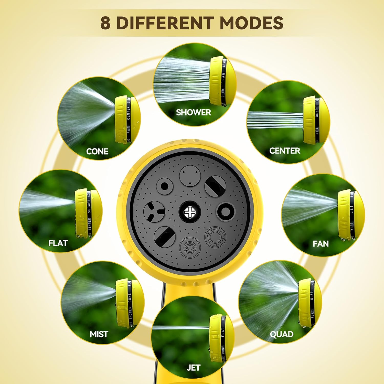 Thumbnail 1 de VOXON Hose Pipe Spray Gun 8-pattern 🌊