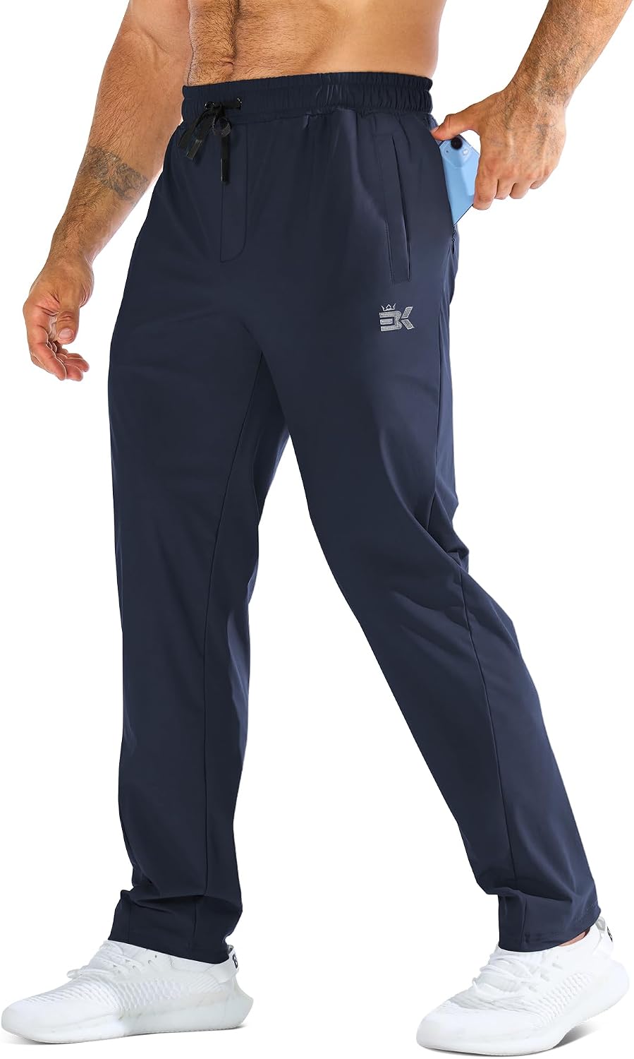Detalle de BROKIG LightArmor Men's Joggers with UPF 50+, Stretch and Zip Pocket