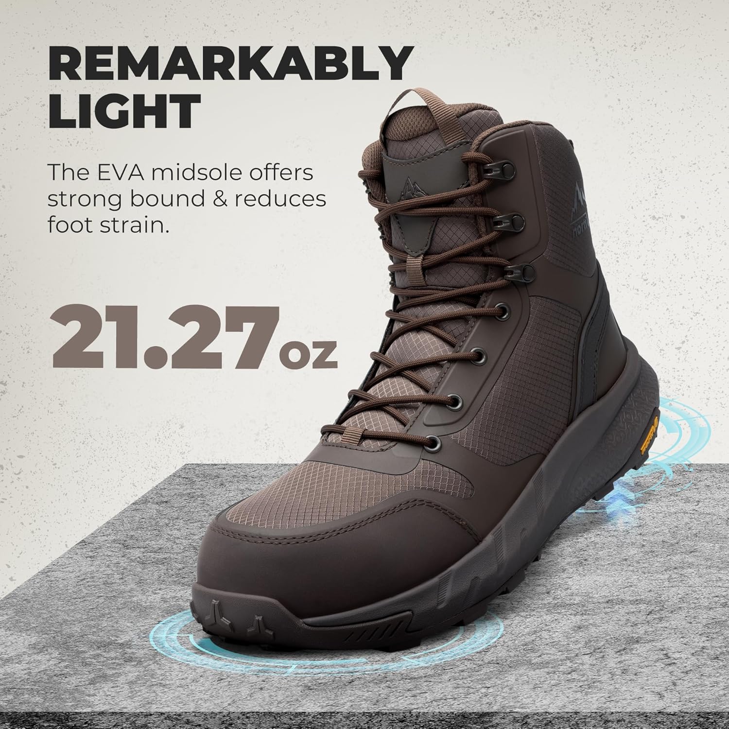 Thumbnail 4 de NORTIV 8 Men's Composite Toe Work Boots 8'' Safety Boots 👞