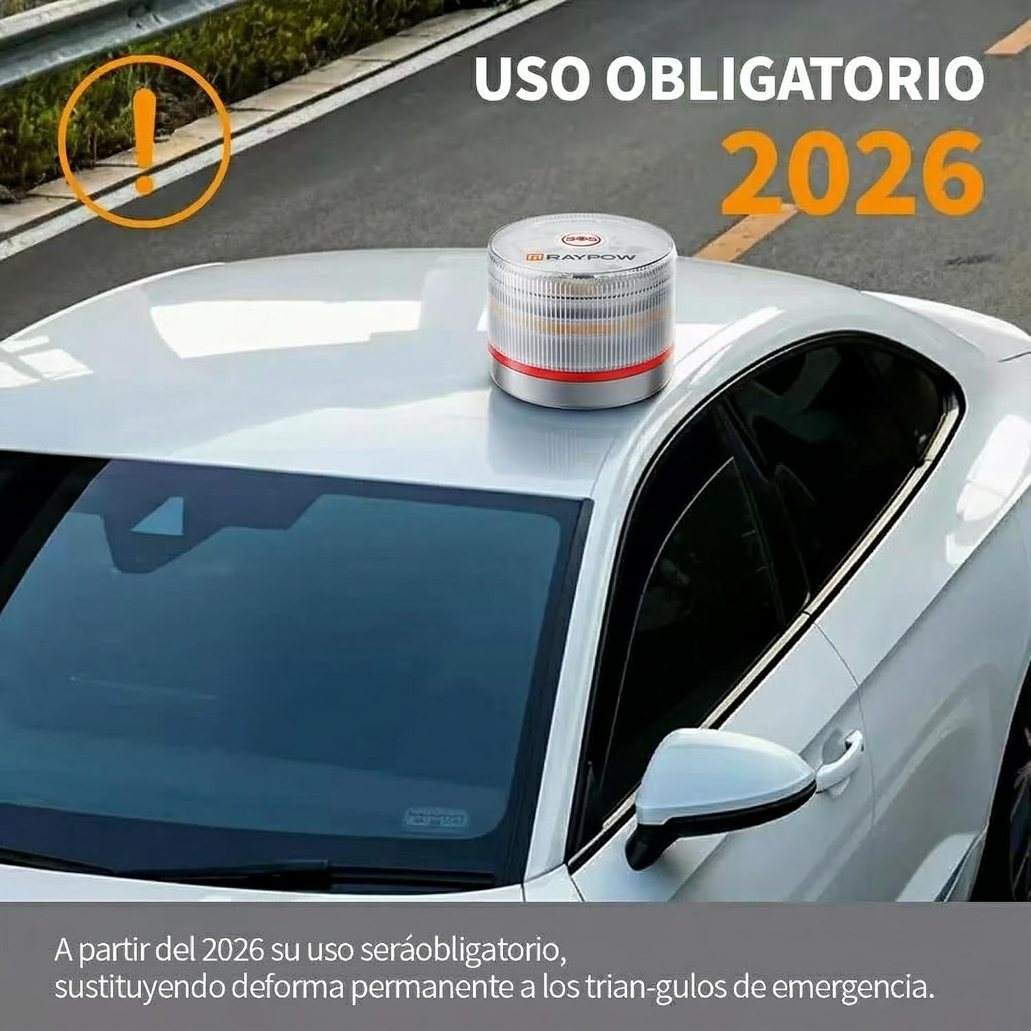 Detalle 2 de RAYPOW RP-V16-PACK3 Baliza V16 homologada 1 km