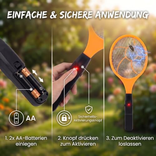 Thumbnail 6 de GOODS+GADGETS Elektrische Fliegenklatsche – Elektro Mückenklatsche