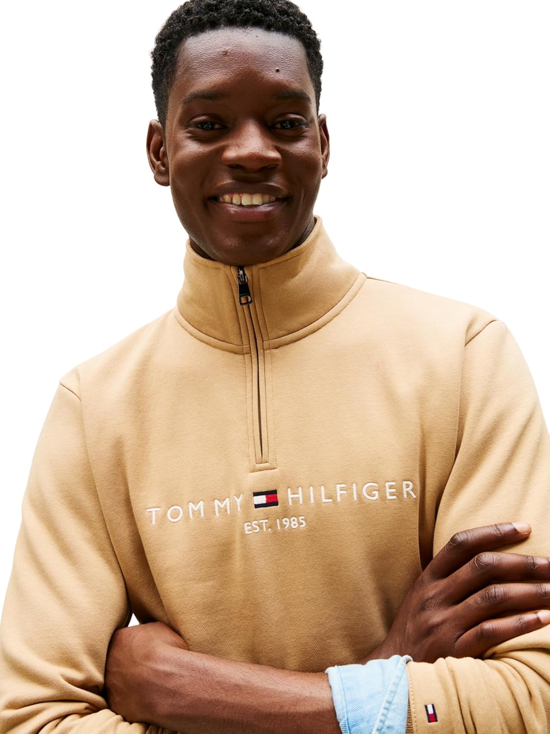 Thumbnail 2 de Tommy Hilfiger Sweat zippé en coton « Logo » : confort décontracté au quotidien