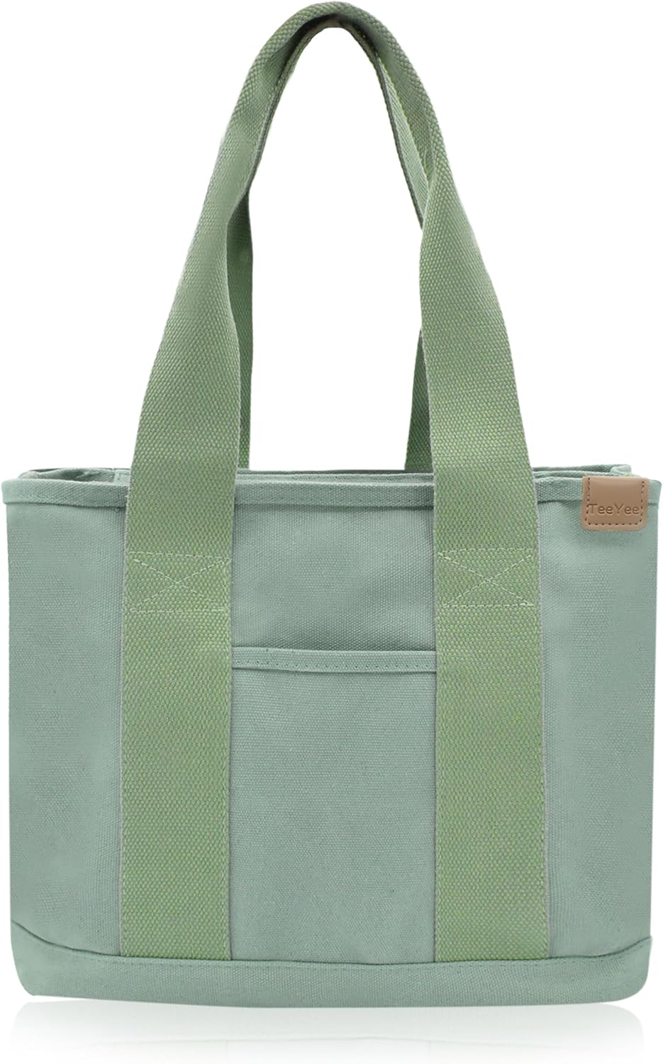 Detalle de TeeYee Damen Mittelgroß Canvas Satchel – Alltags- und Arbeits-Tasche