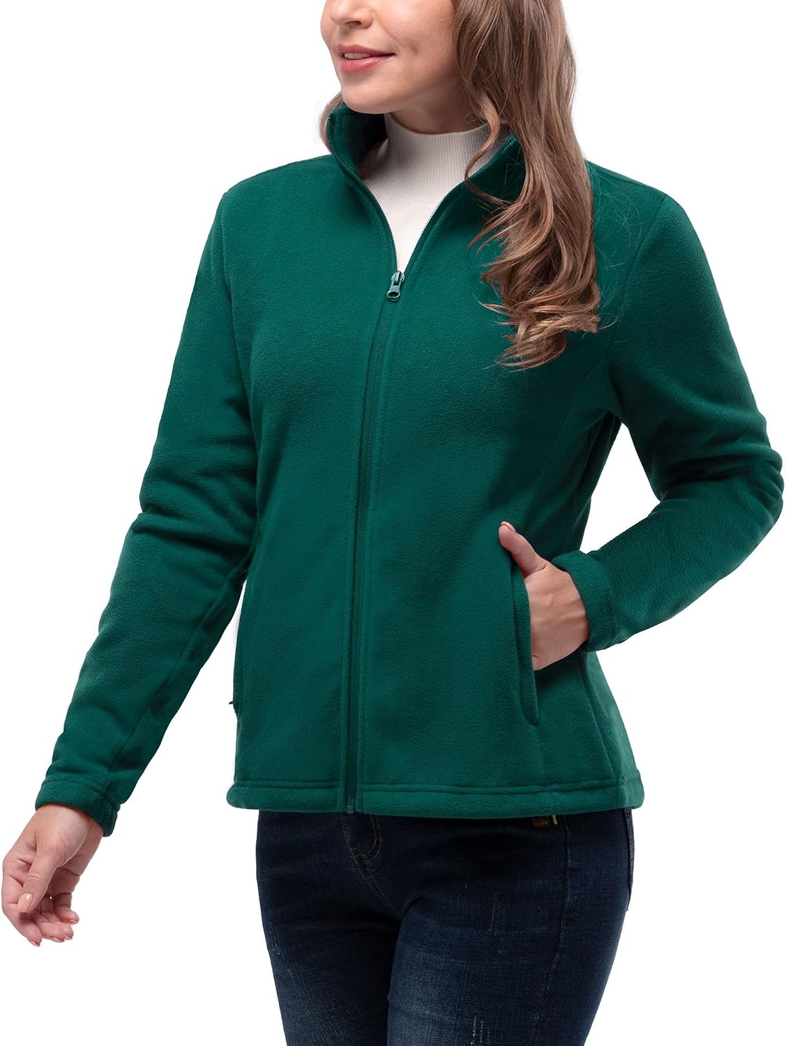 Detalle de 33,000ft fleece jacket for women full zip