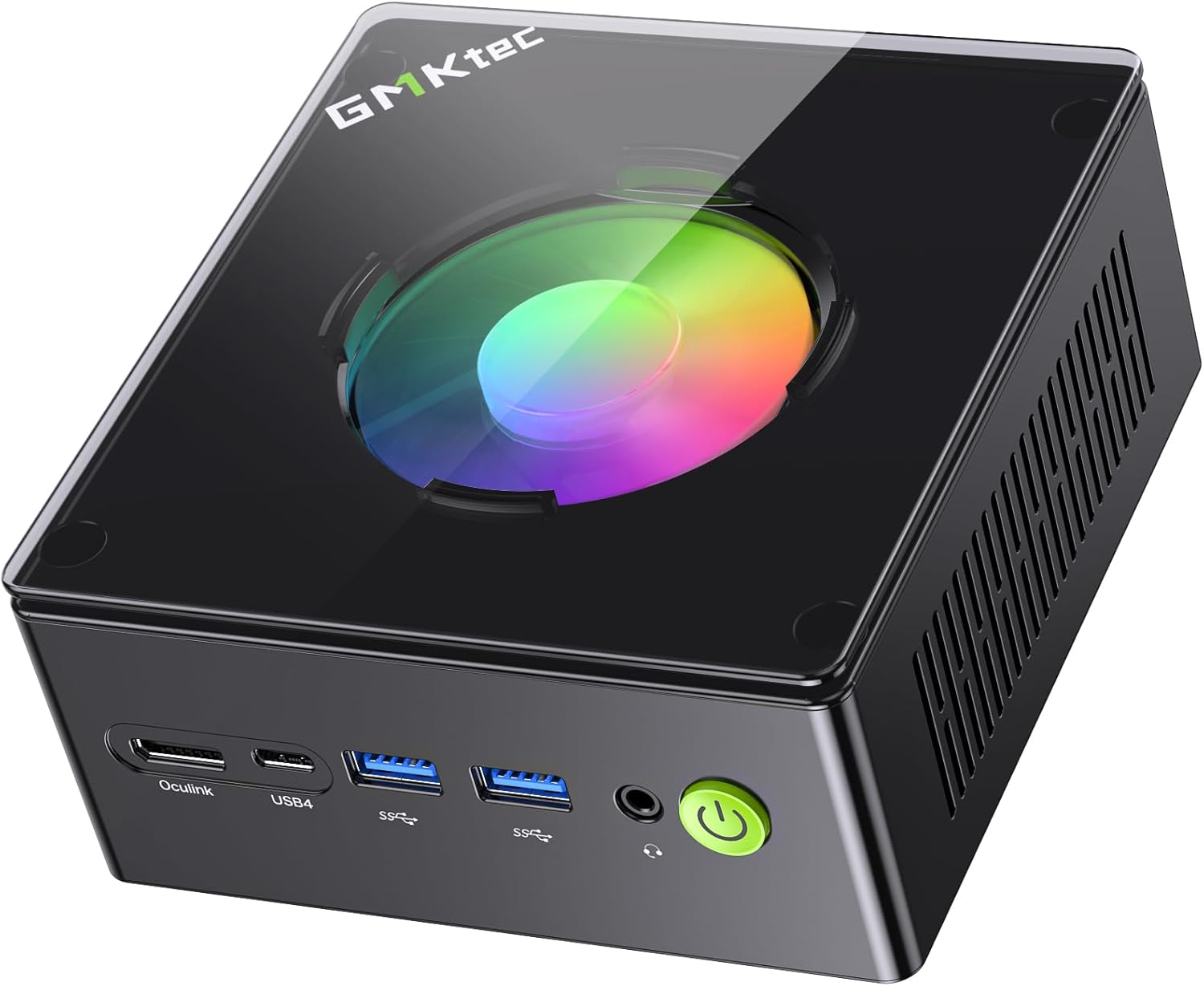 Detalle de GMKtec K11 Mini Gaming PC with AMD Ryzen 9 8945HS, 32GB DDR5, 512GB SSD, Oculink, Dual 2.5GbE LAN