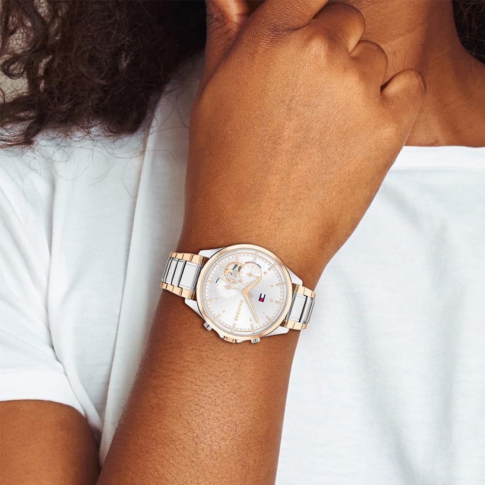 Thumbnail 3 de Tommy Hilfiger Multi Zifferblatt Quartz Uhr für Damen mit Edelstahlarmband