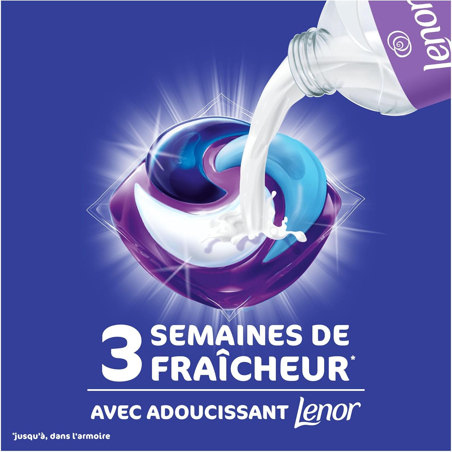 Thumbnail 1 de Dash 2en1 PODS en capsules lessive – Jasmin & Rose de Mai, 38 lavages (avec adoucissant Lenor)