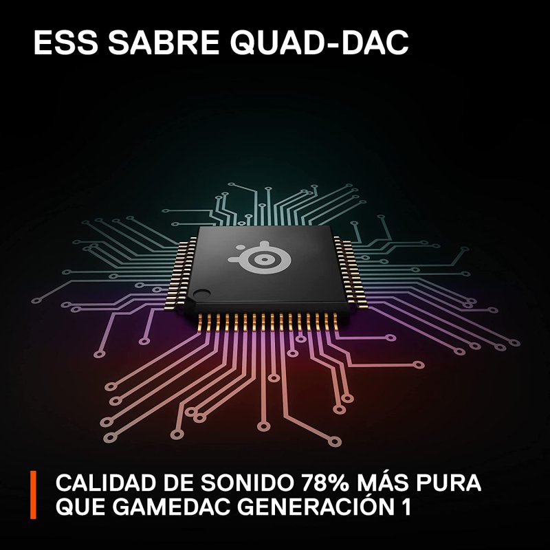 Detalle de SteelSeries GameDAC Gen 2: Amplificador de Audio de Alta Resolución