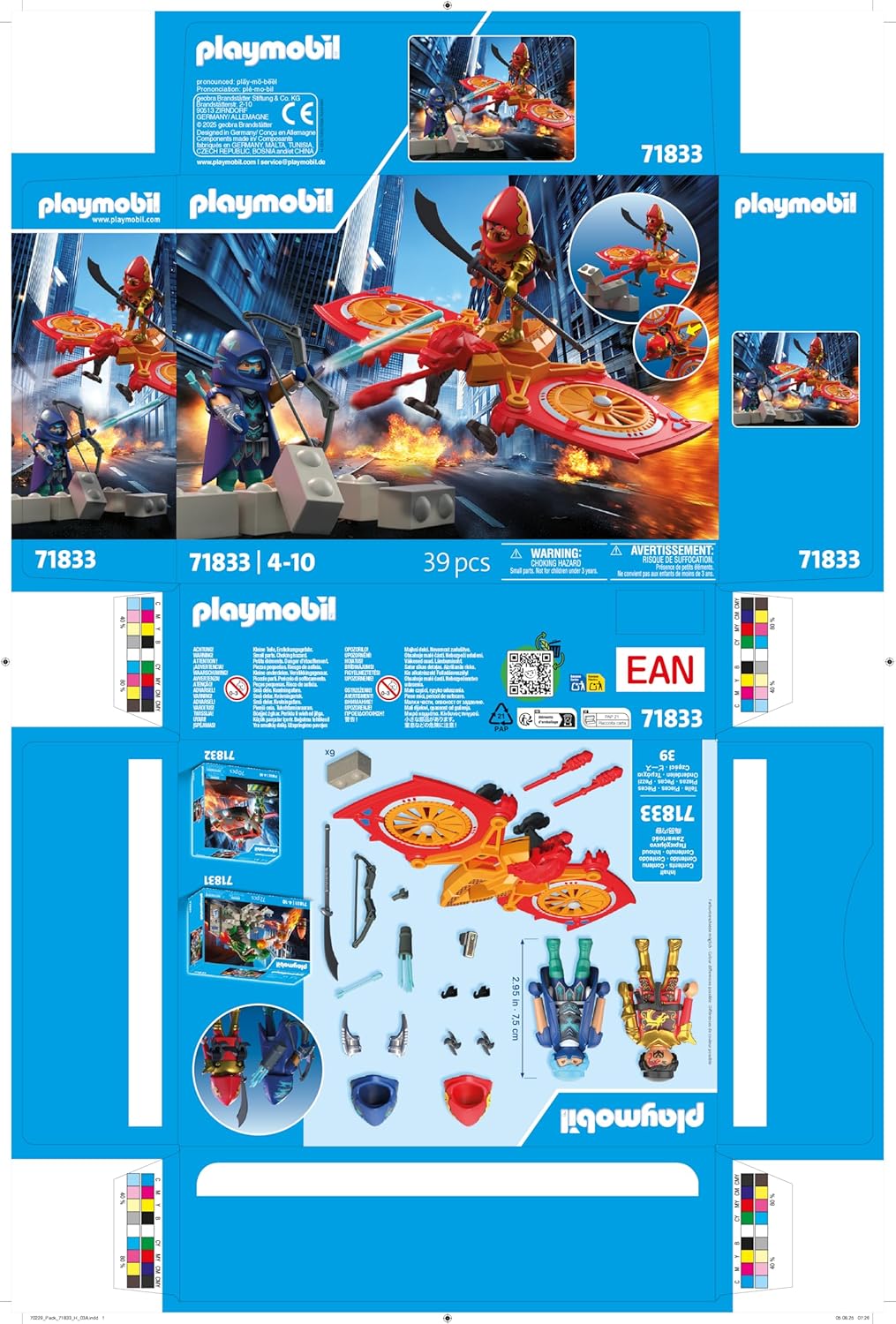 Thumbnail 6 de Playmobil Heroes 71833 – Drone des héros contre le méchant Ninja