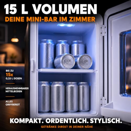 Detalle 1 de Sommertal Mini-Kühlschrank 15 l