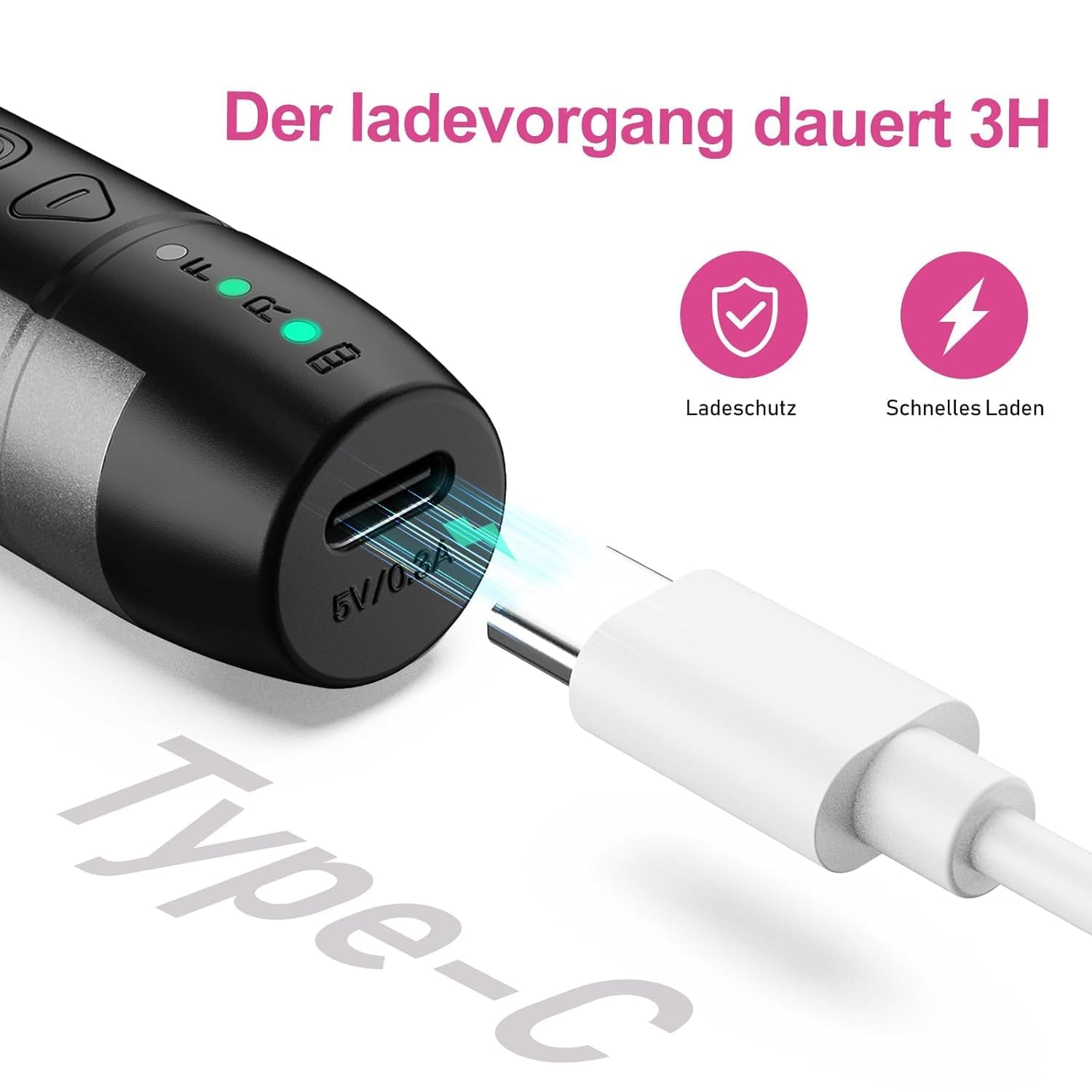 Thumbnail 4 de COSLUS C20 kabelloser Nagelfräser 11‑in‑1 für Maniküre & Pediküre