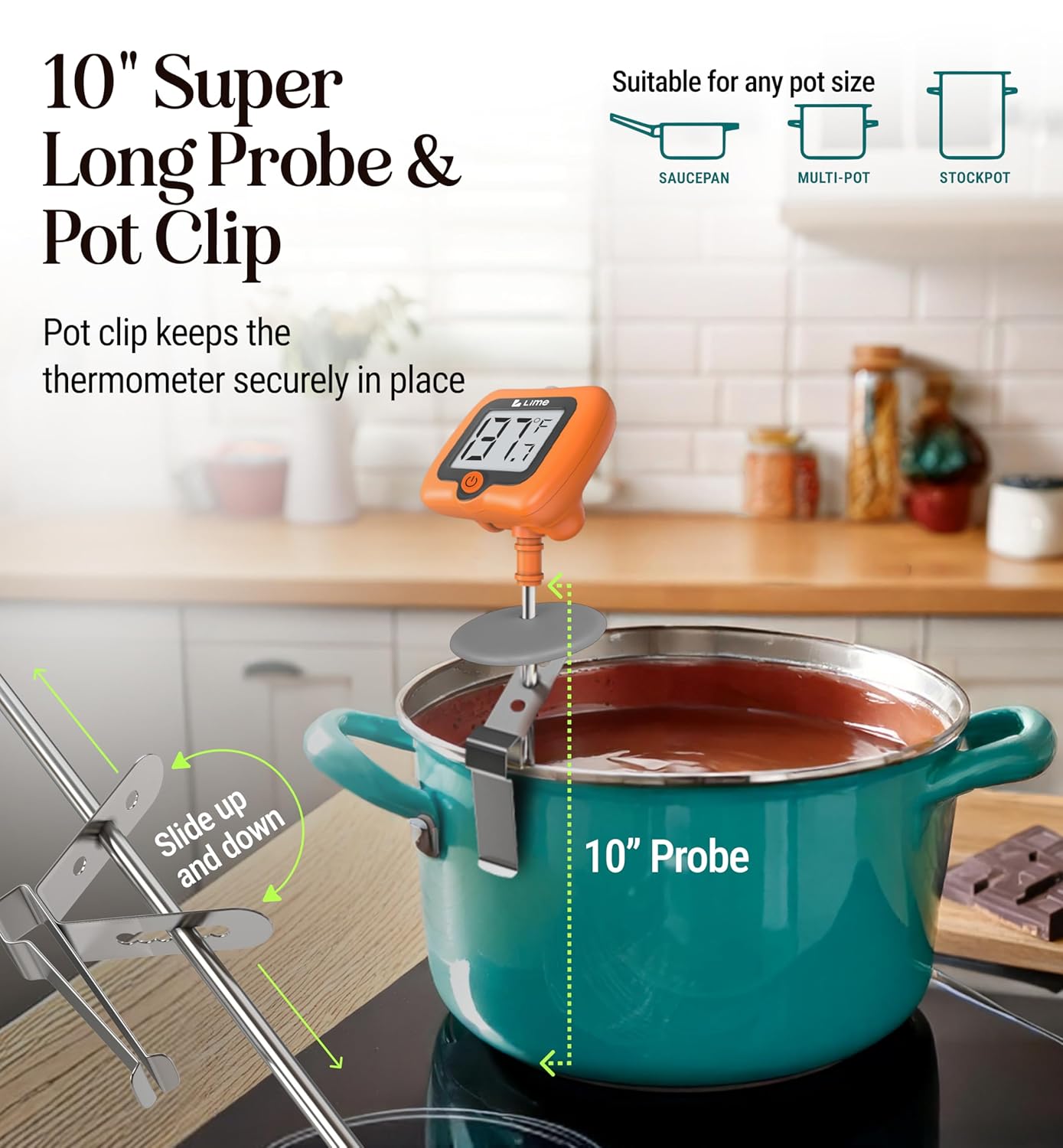 Thumbnail 3 de Digital Candy Thermometer 10"