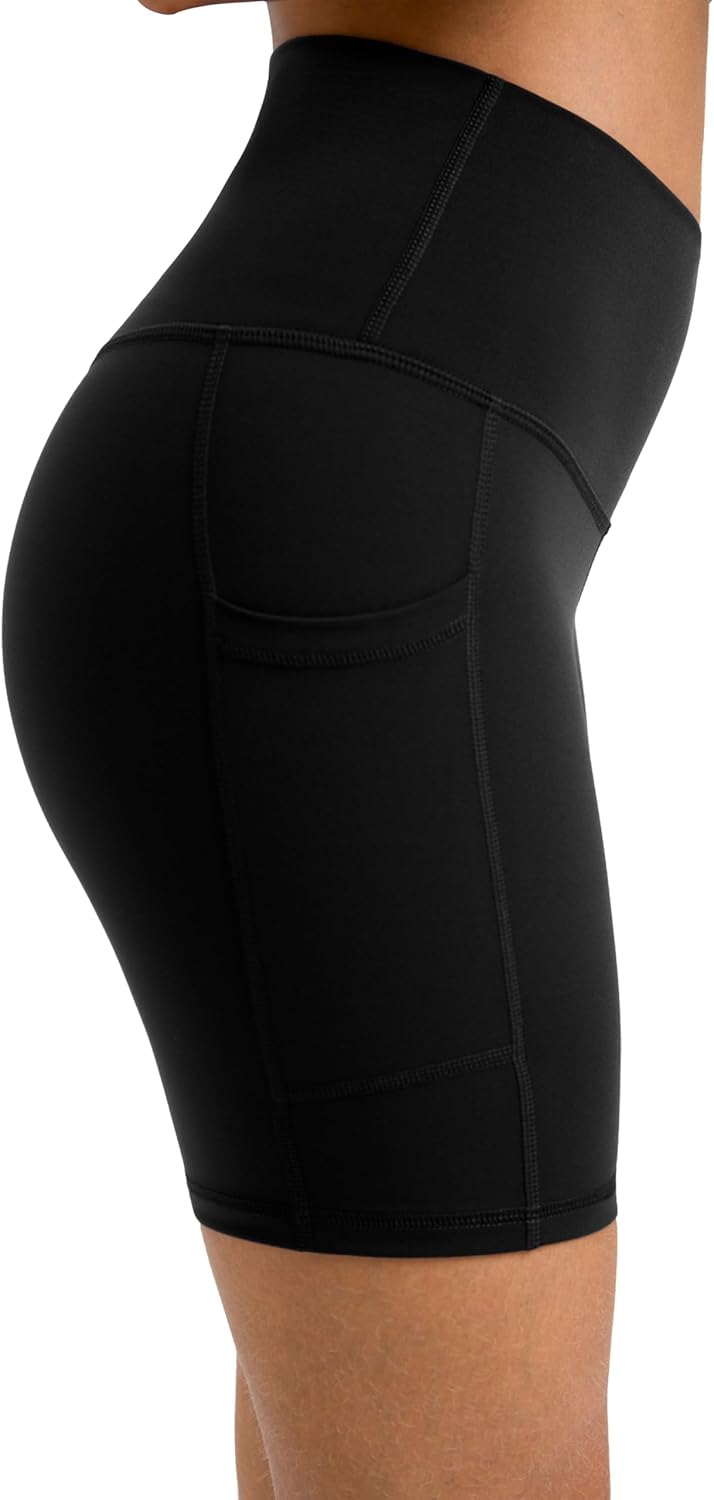 Thumbnail 5 de Colorfulkoala Women’s High Waisted Biker Shorts with Pockets (6" Inseam) — Yoga Tummy Control