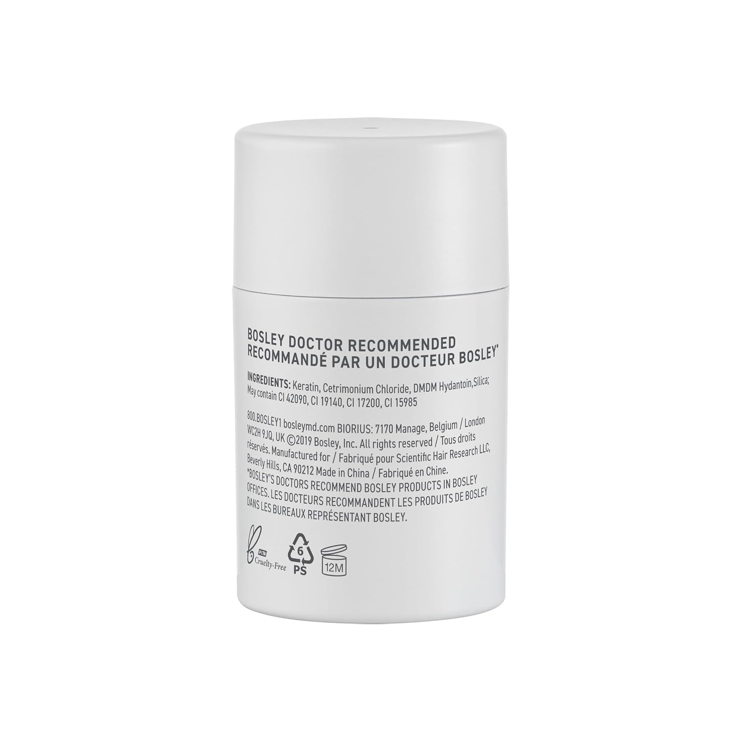 Thumbnail 1 de BosleyMD BP-STY00013 BOSVolumize Hair Thickening Fibers, Dark Brown, 0.42 oz