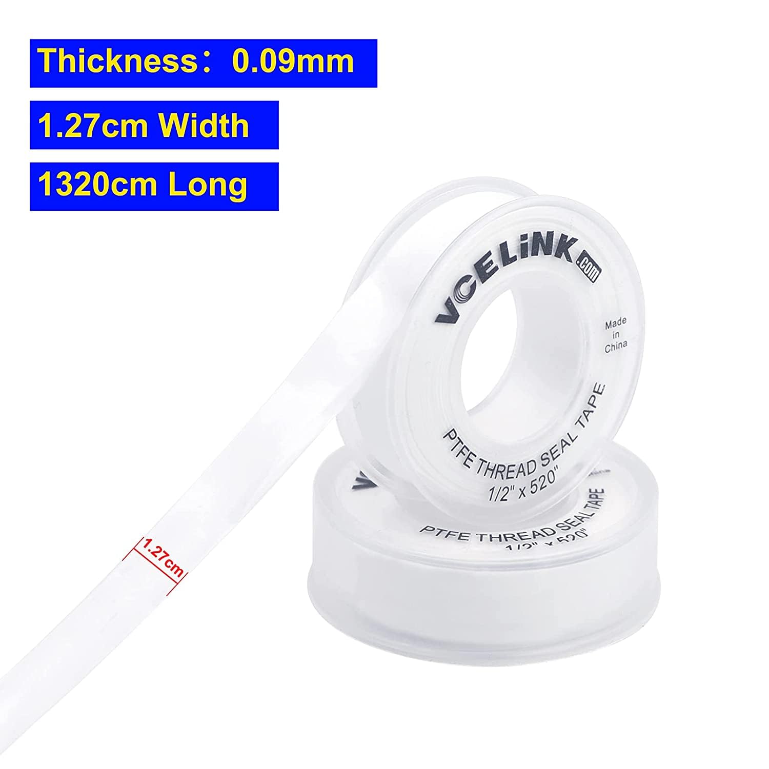Detalle 2 de VCE Teflon Idraulico PTFE 12 mm