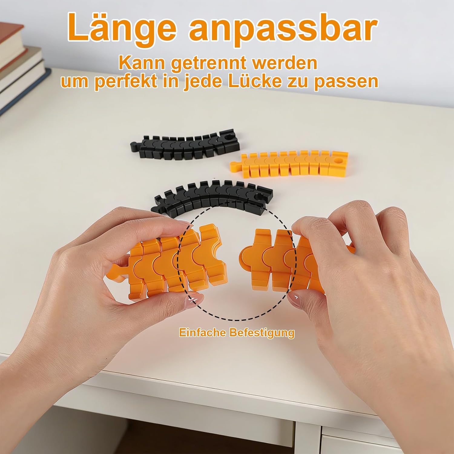 Thumbnail 3 de Lixstyea 4 farbige Flexschienen-Erweiterungsset für die Holzeisenbahn