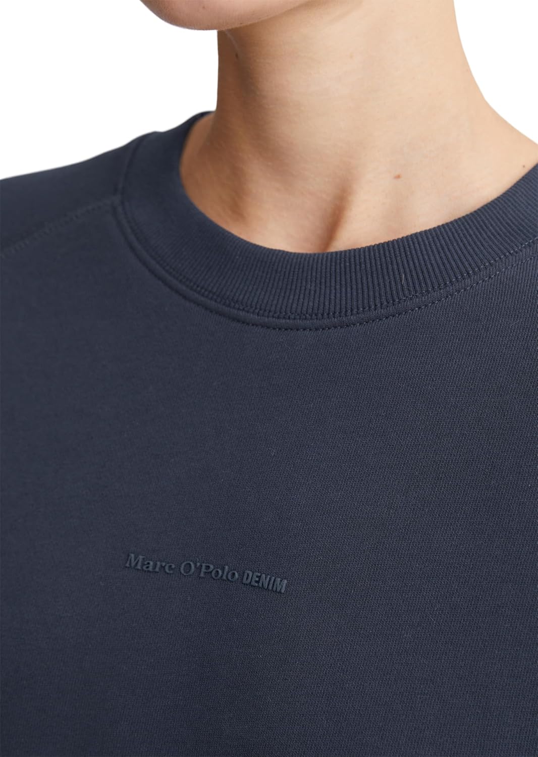 Thumbnail 1 de Marc O'Polo Denim Damen Sweatshirt aus Bio-Baumwolle Relaxed Fit mit rundem Halsausschnitt