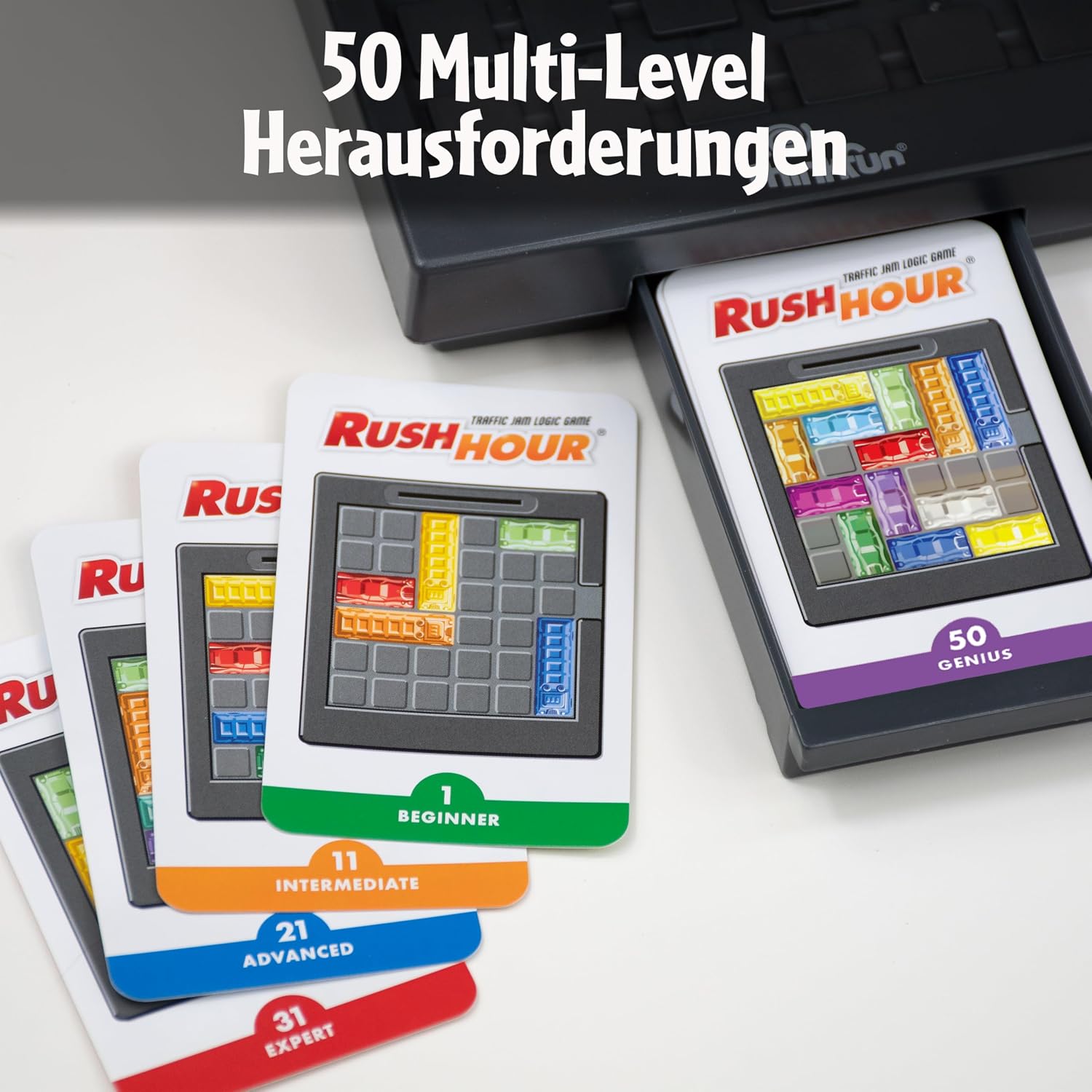 Thumbnail 3 de ThinkFun Rush Hour 40 Aufgaben 🎲