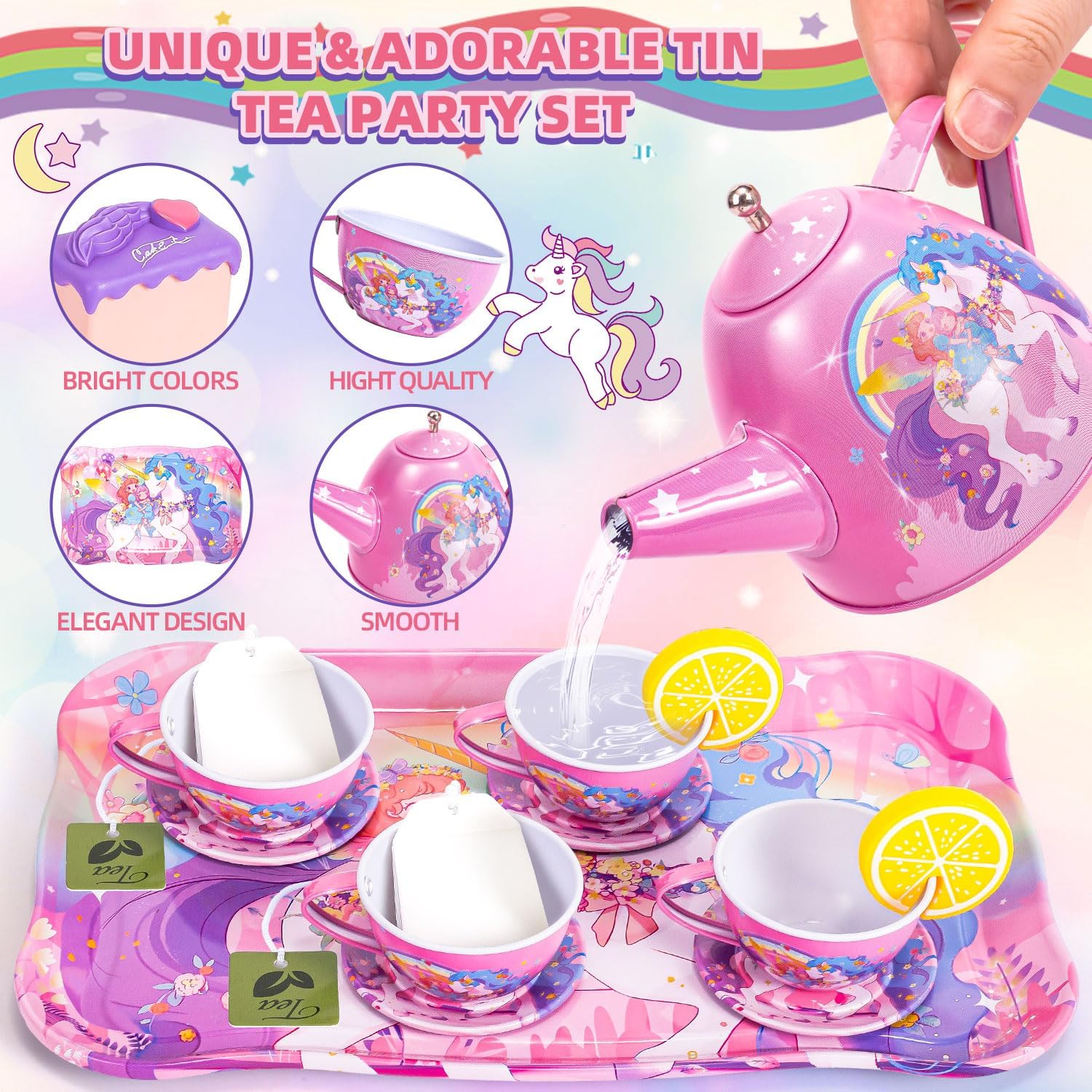 Thumbnail 3 de Unicorn Tea Party Set for Girls