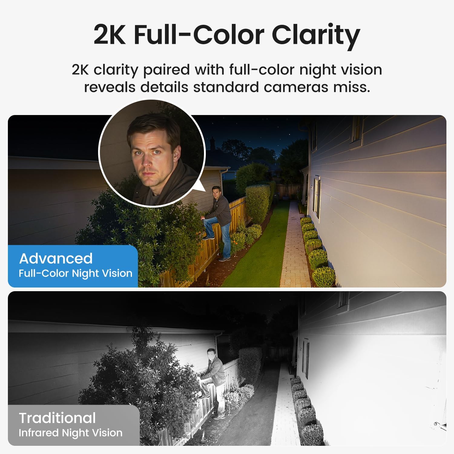 Thumbnail 5 de aosu 2K Outdoor Wireless Security Camera System – 4 Camera Kit with aosuBase