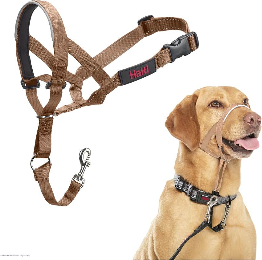 Detalle de HALTI Collar Ronzal Talla 3, banda nasal acolchada 🐕