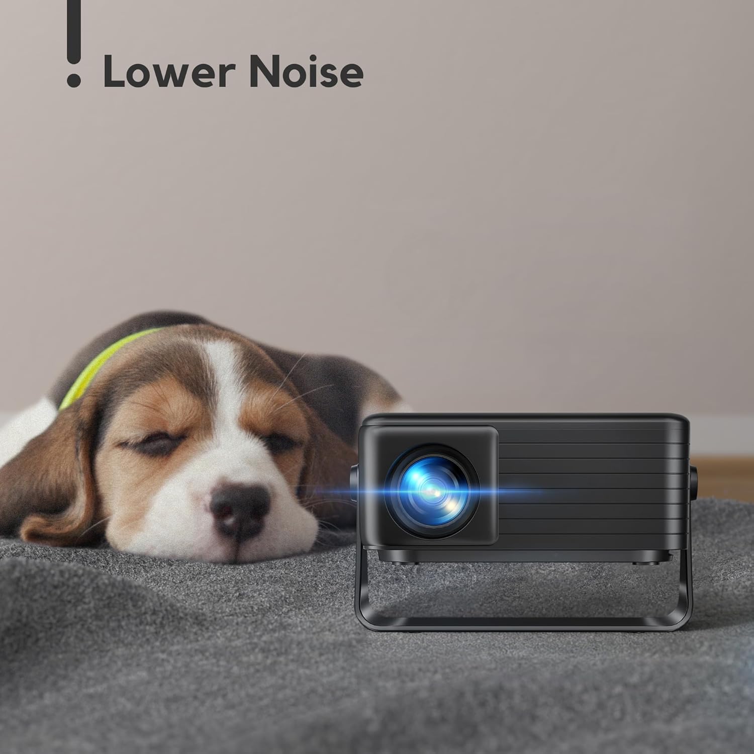 Detalle de AKIYO O1 2026 Upgraded 15000 Lumen Mini Projector