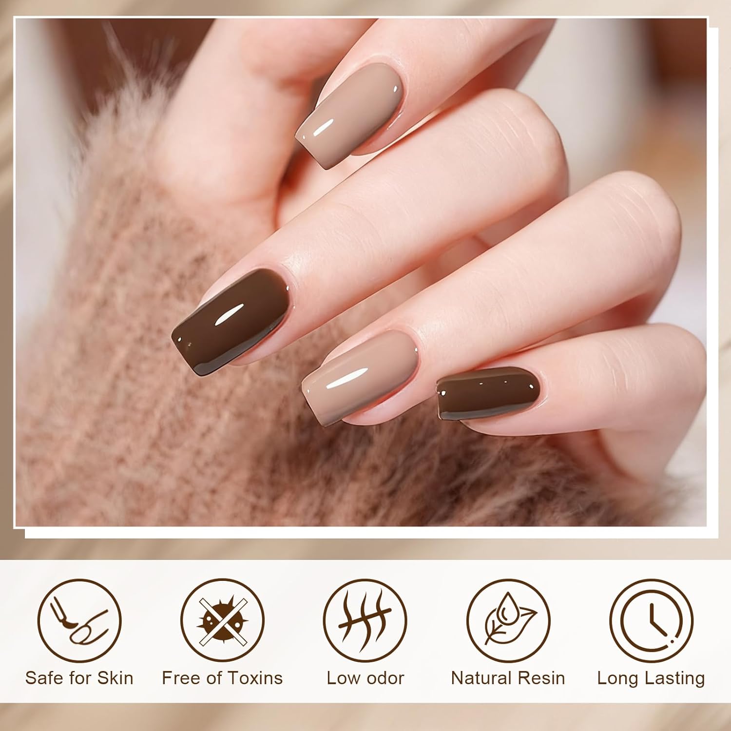 Thumbnail 5 de YSUVIN UV-Nagellack Rot – 6er-Set mit Soak-Off UV Gel Polish (8 ml je Farbe)