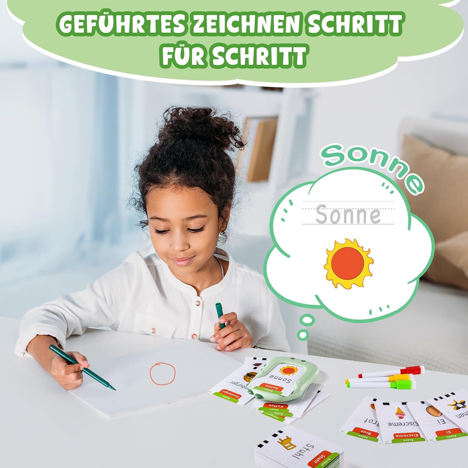 Thumbnail 4 de Deutsch Sprechende Lernkarten für Kleinkinder – 336 Sichtwörter