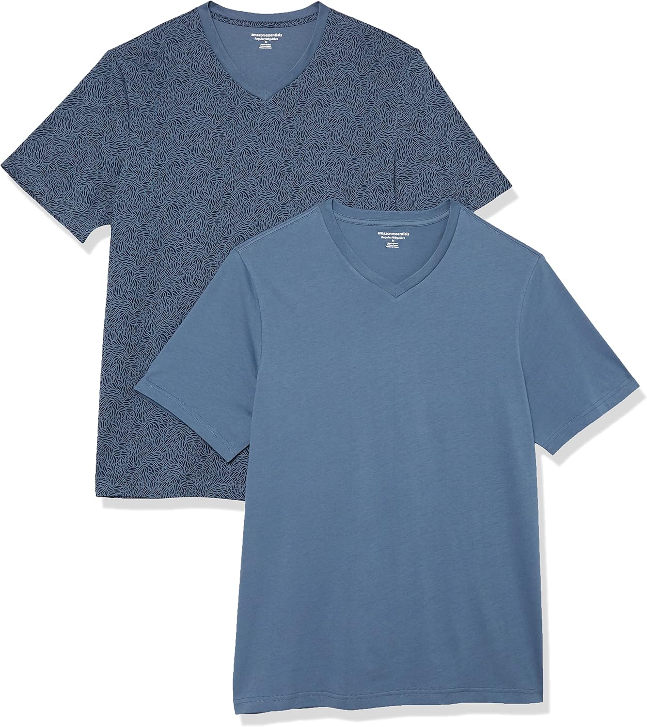 Detalle de Amazon Essentials Men's Short-Sleeve V-Neck T-Shirts review