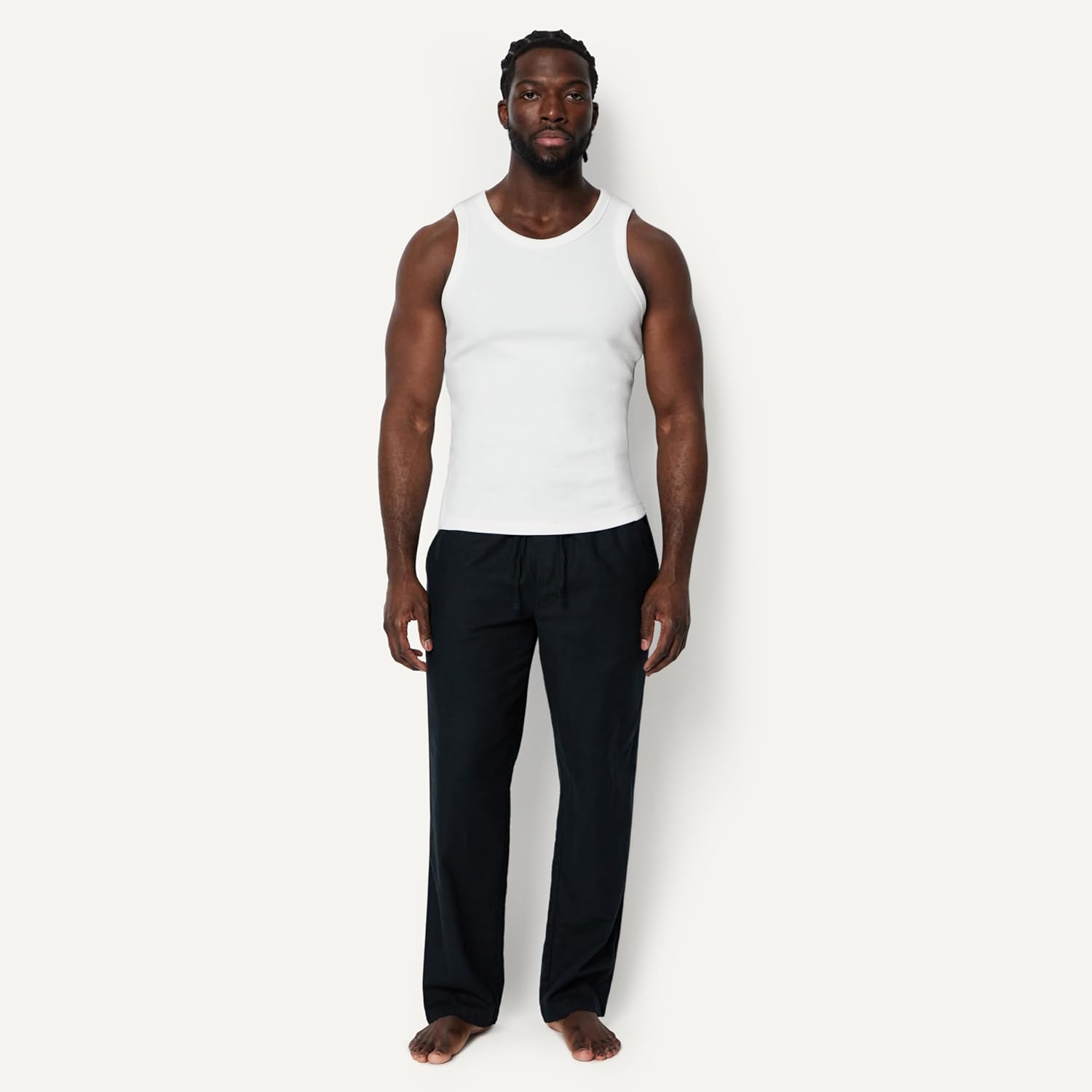 Detalle de Amazon Essentials Men's Breathable Flannel Pyjama Trousers (Big & Tall)