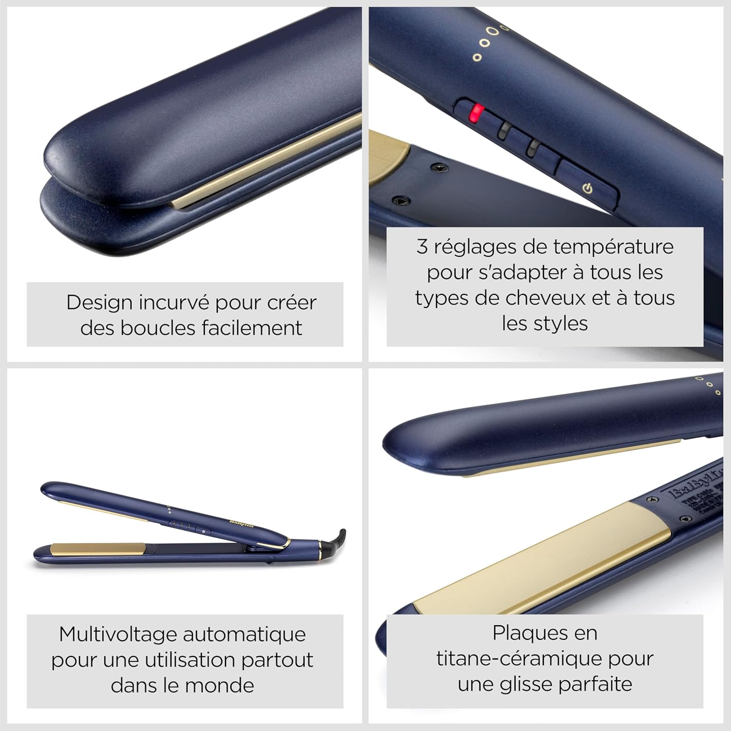 Thumbnail 2 de BaByliss Lisseur Cheveux Midnight Luxe