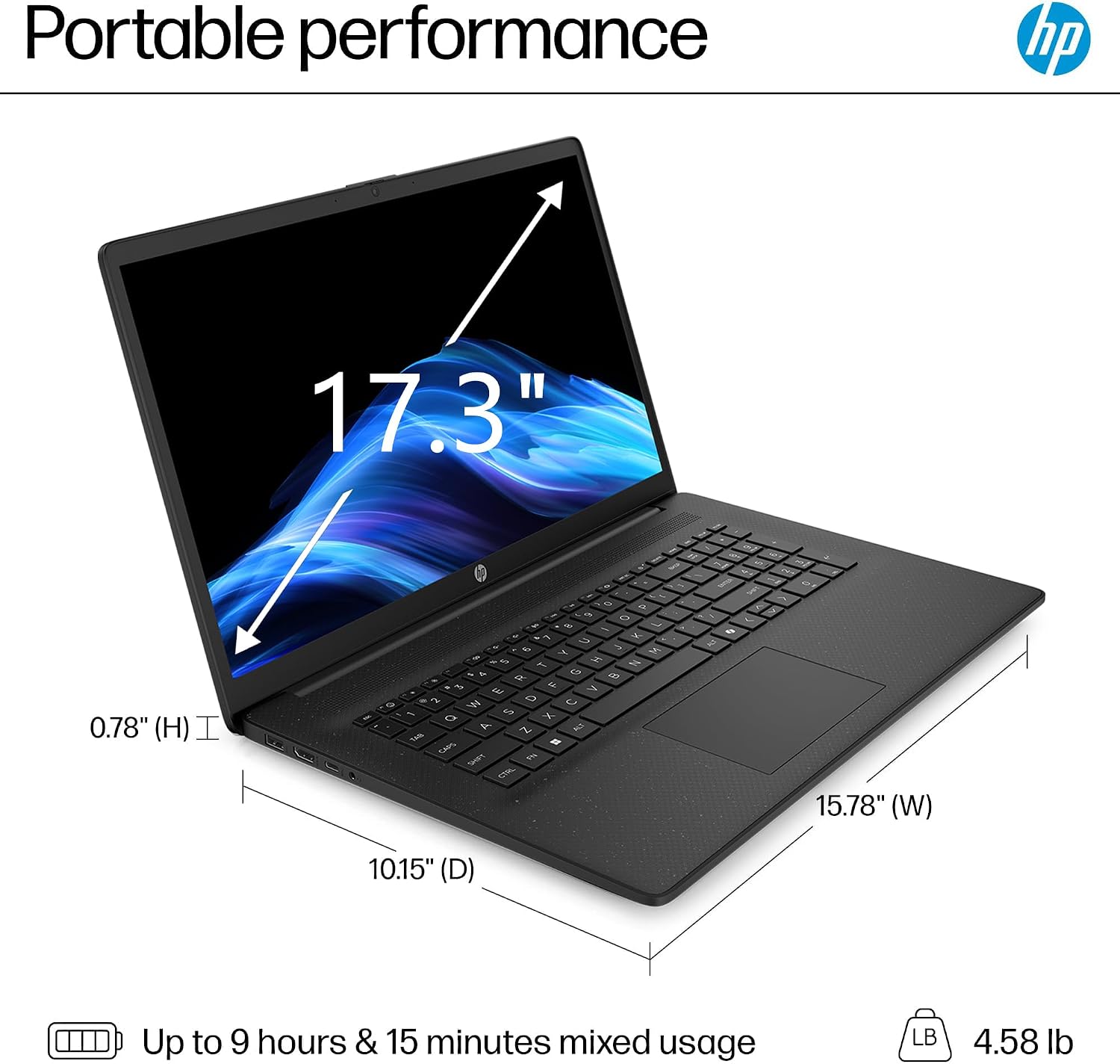 Thumbnail 6 de HP laptop 17.3-inch