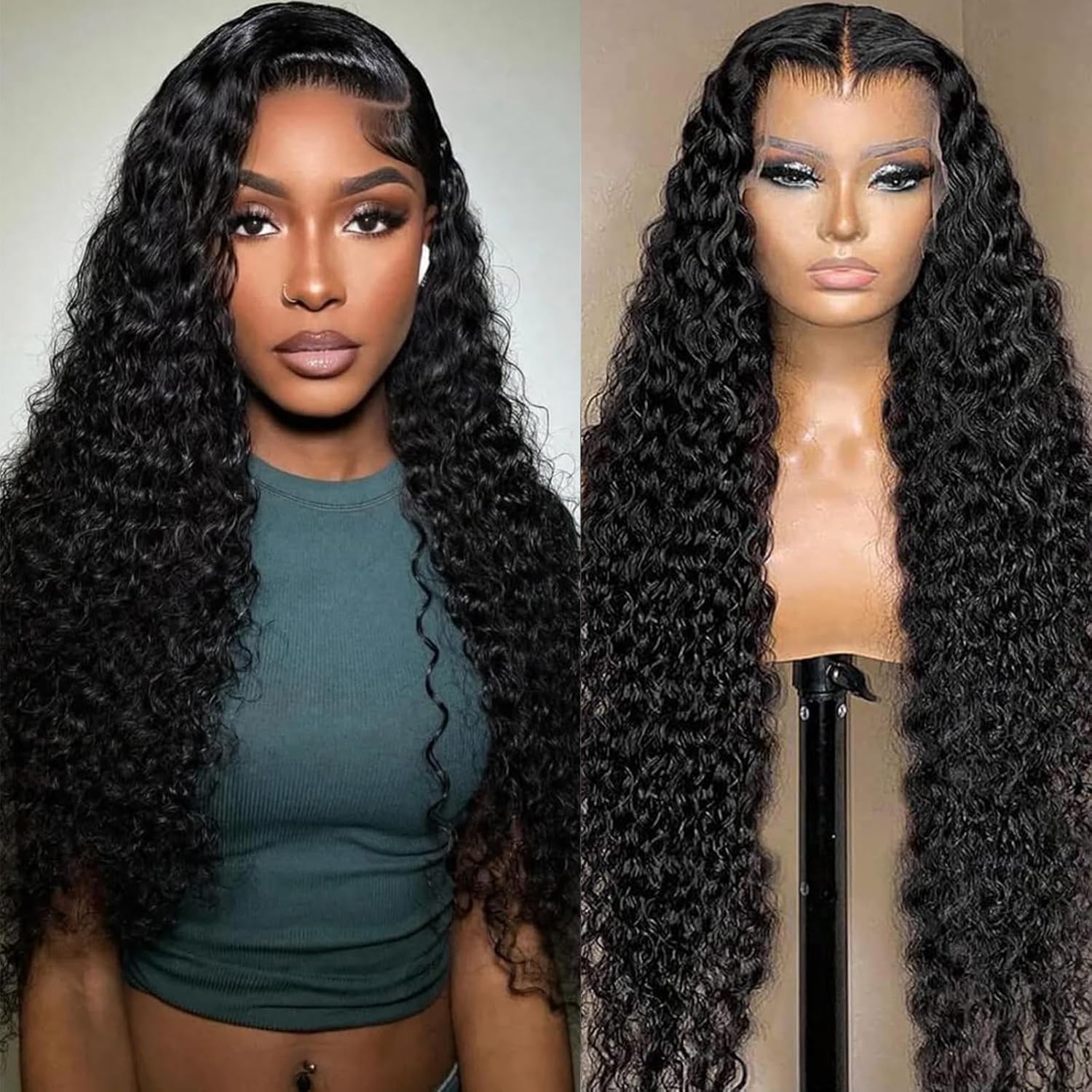 Thumbnail 6 de KVFCT 30 Inch Deep Wave Lace Front Wig 💇♀