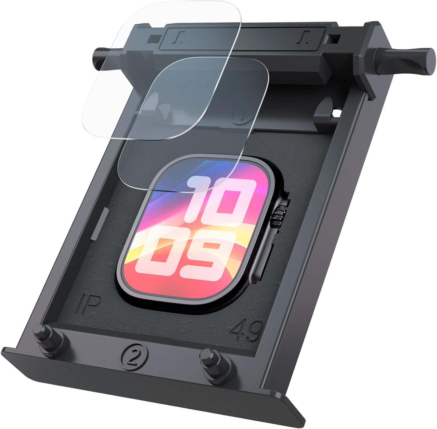 Detalle de エレコム AWW25CFLGZ2 ZEROSHOCK Apple Watch Ultra 49mm用ガラス保護フィルム
