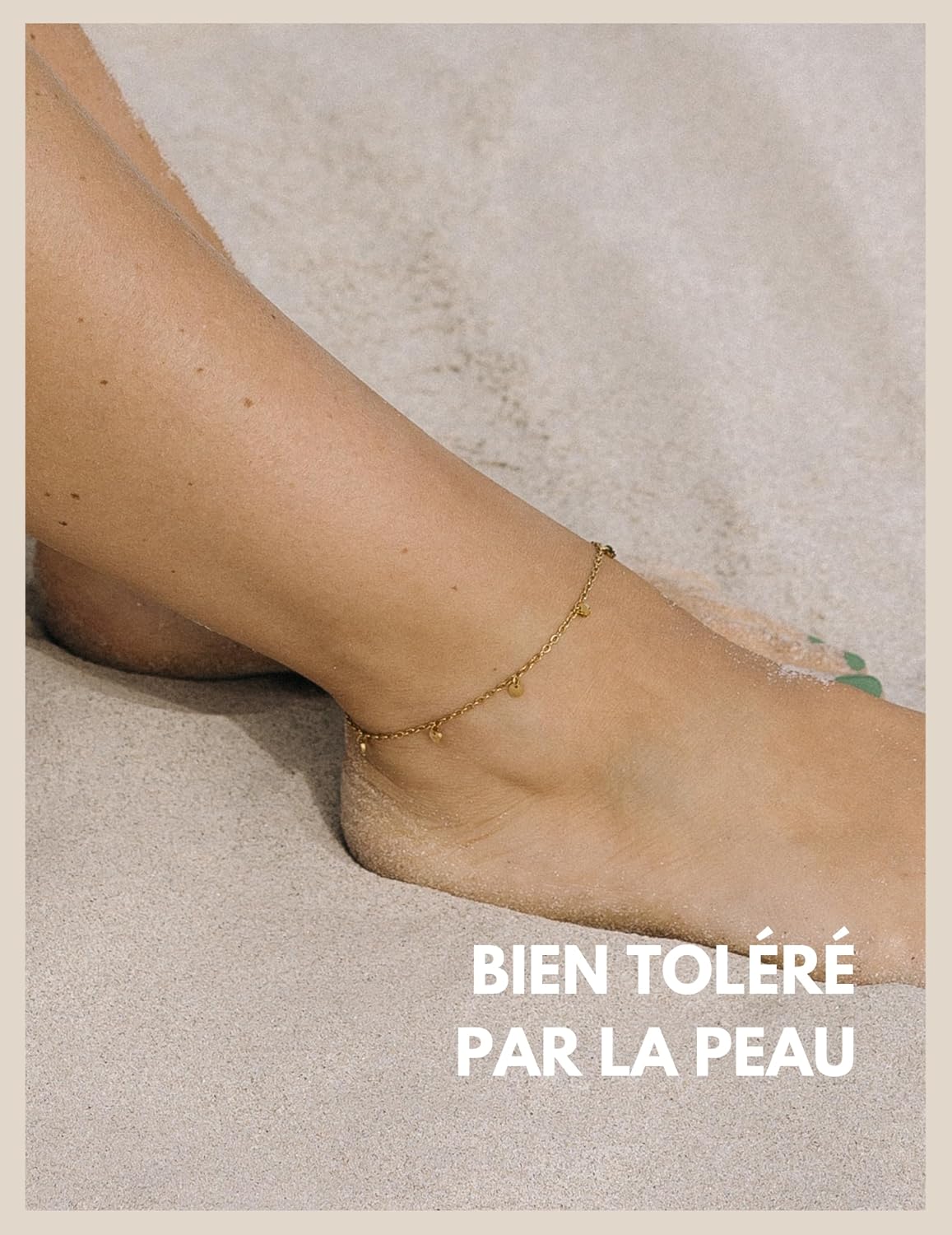 Thumbnail 1 de GD GOOD.designs Chaîne de pied à l’infini avec plaque ou pendentif (pièces en or)