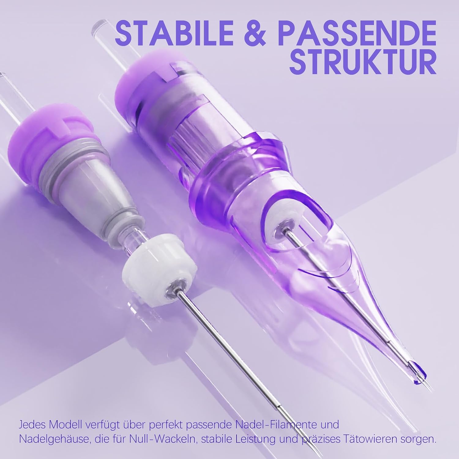 Detalle de Mast Pro2 Tattoo Nadeln Set Mixed Size 50 Stück – 0,30 mm Round Liner, 1RL/3RL/5RL/7RL/9RL