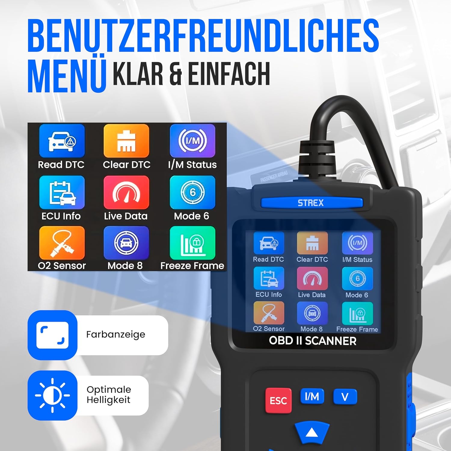 Thumbnail 4 de Strex OBD2 Diagnosegerät 1996+