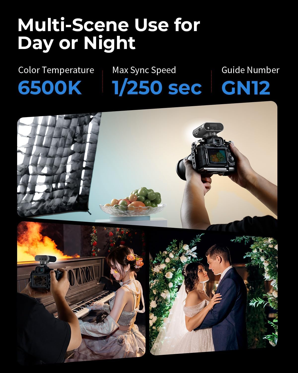Thumbnail 6 de SmallRig Mini flash RS20: illuminazione portatile per Sony, Canon e altro ancora