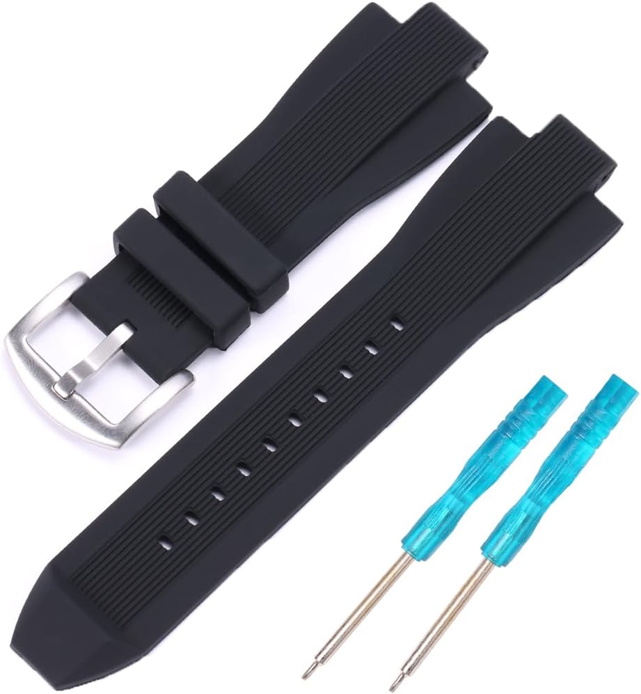 Detalle de Michael Kors MK8383 silicone watch strap 13x29mm