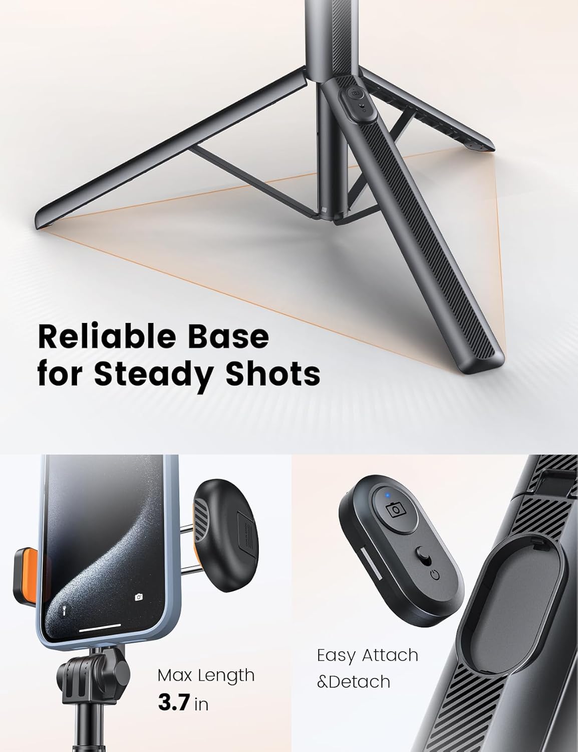 Thumbnail 2 de ANXRE NT79 180cm phone tripod for filming
