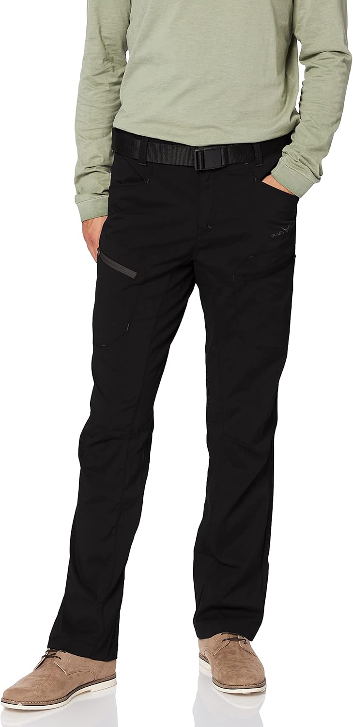 Detalle de Black Crevice Pantaloni da Trekking da Uomo – leggeri, impermeabili e comodi