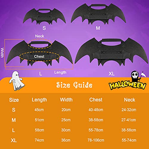 Detalle de RANYPET Dog Bat Wings XL dog costume ðŸŽ