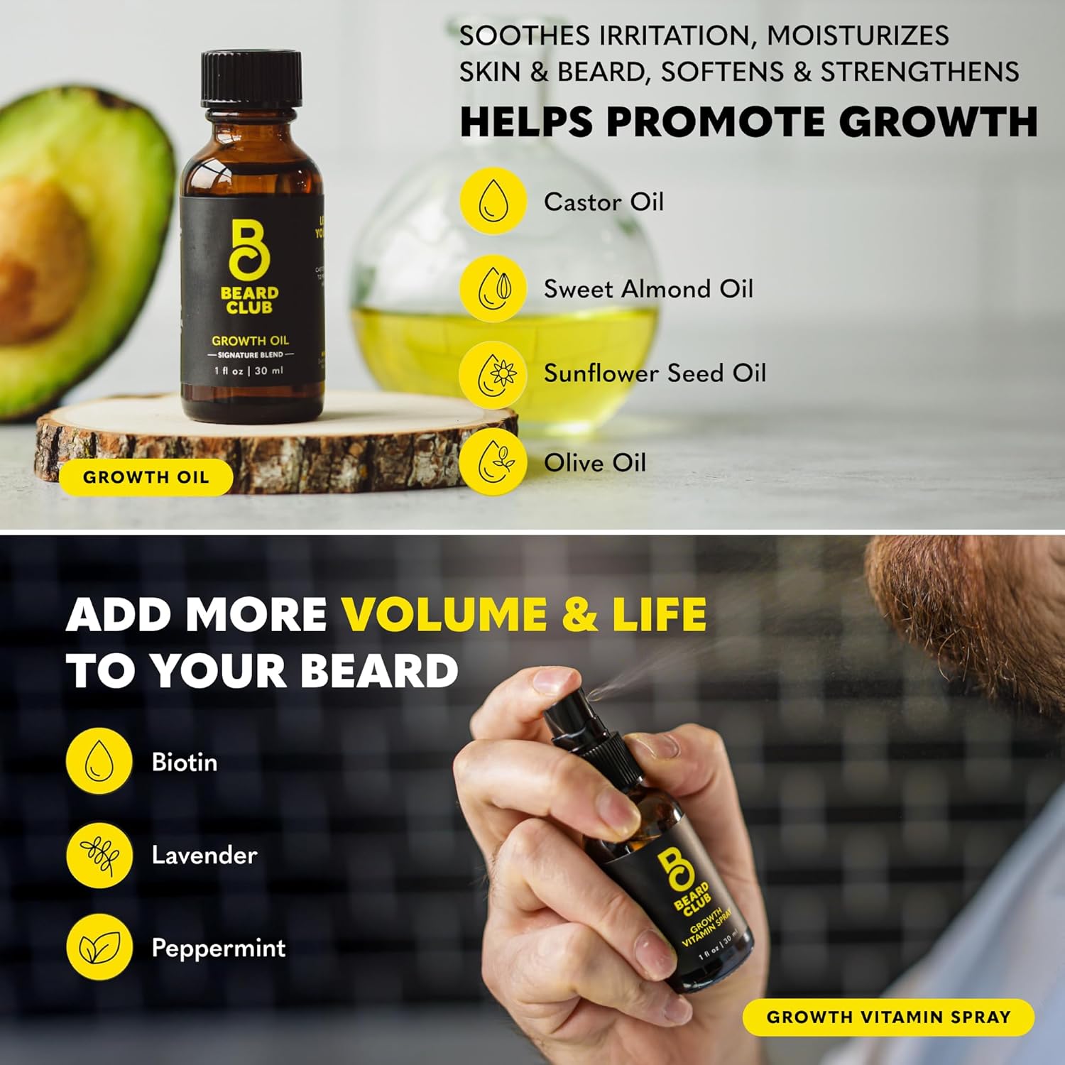 Detalle de The Beard Club Titanium Beard Growth Kit ⚙