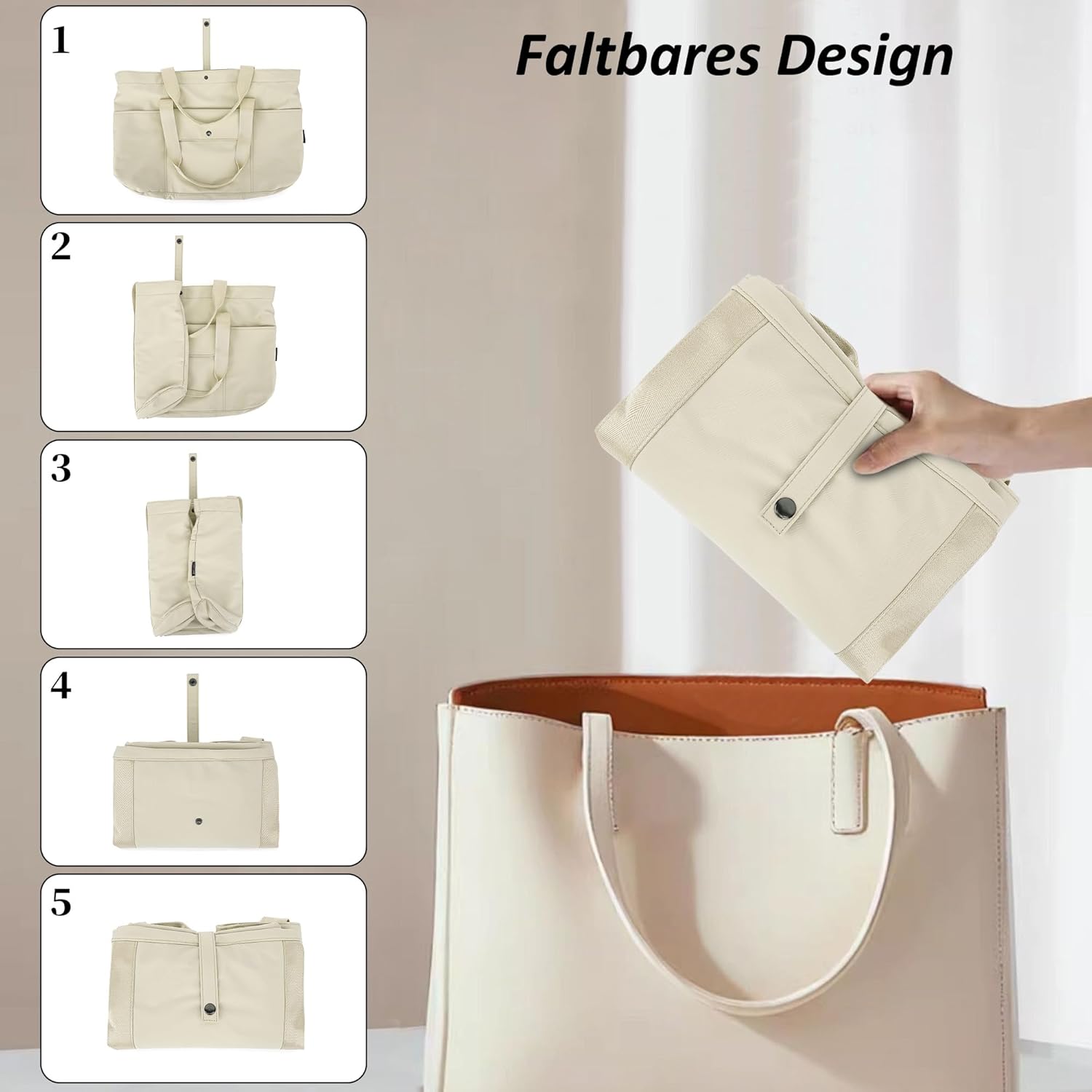 Thumbnail 5 de TANTOMI Handtasche für Damen – Geräumige Allround-Tasche für Arbeit, Schule und Fitness