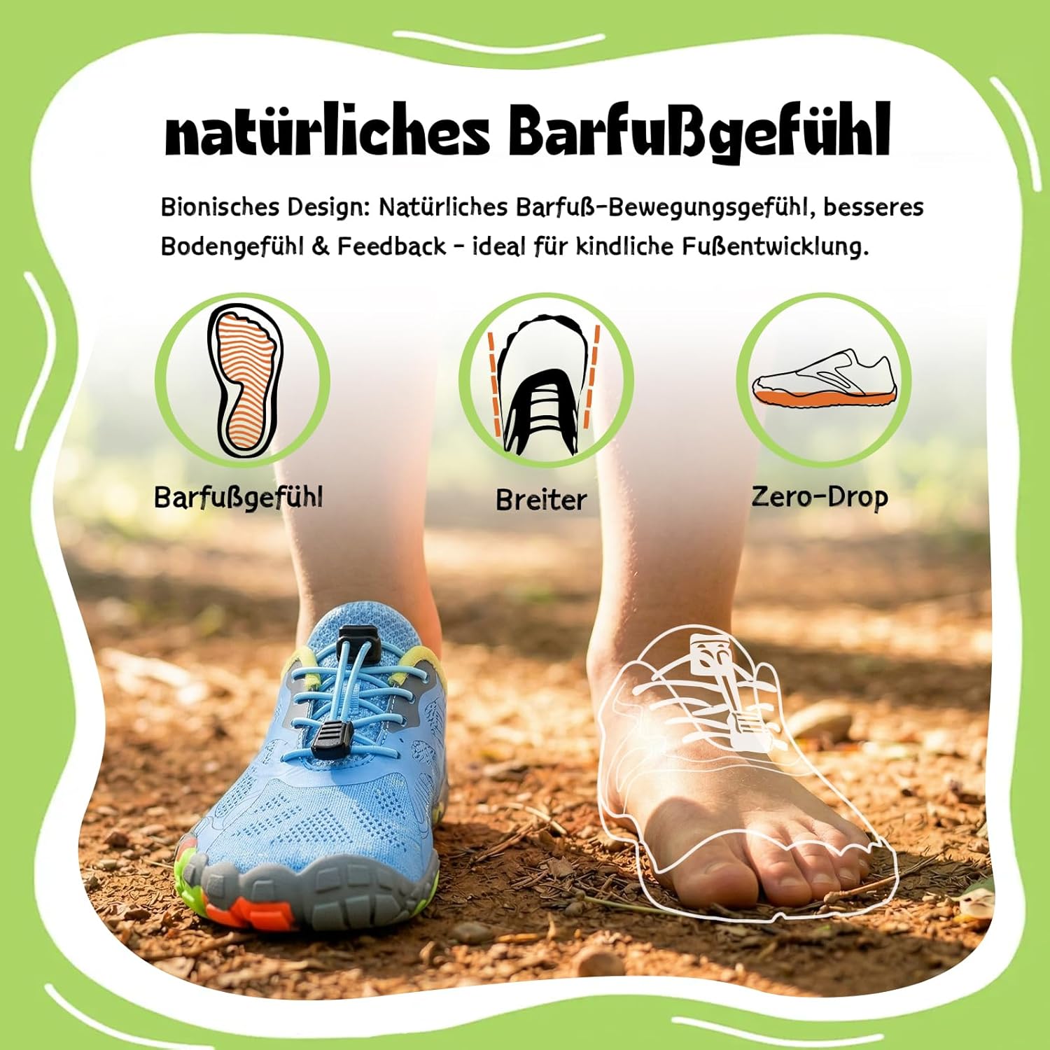 Thumbnail 2 de IceUnicorn Kinder Barfußschuhe Jungen/Mädchen – leichte, atmungsaktive Aquaschuhe für Barfußgefühl und Bewegungsfreiheit